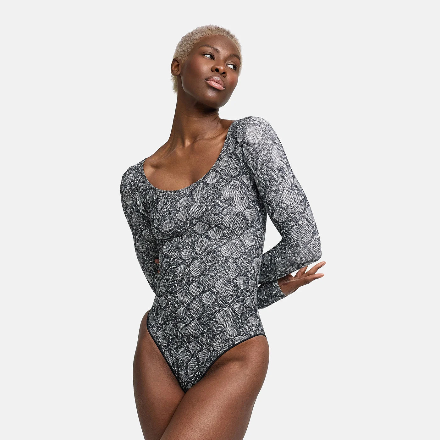 Bodysuit Sculpting Shapewear Longsleeve mit Slip