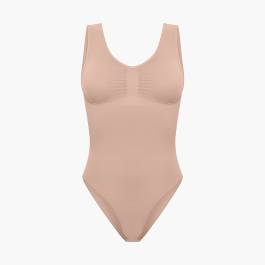 Tank Bodysuit Sculpting Shapewear mit Slip