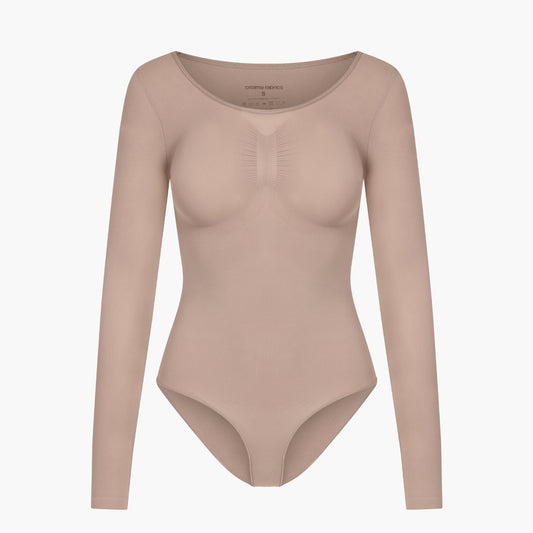 Body sculpting shapewear lange mouwen met slip