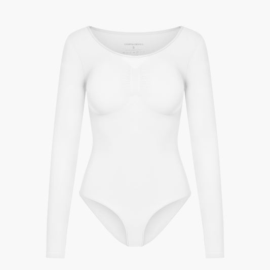 Body sculpting shapewear lange mouwen met slip