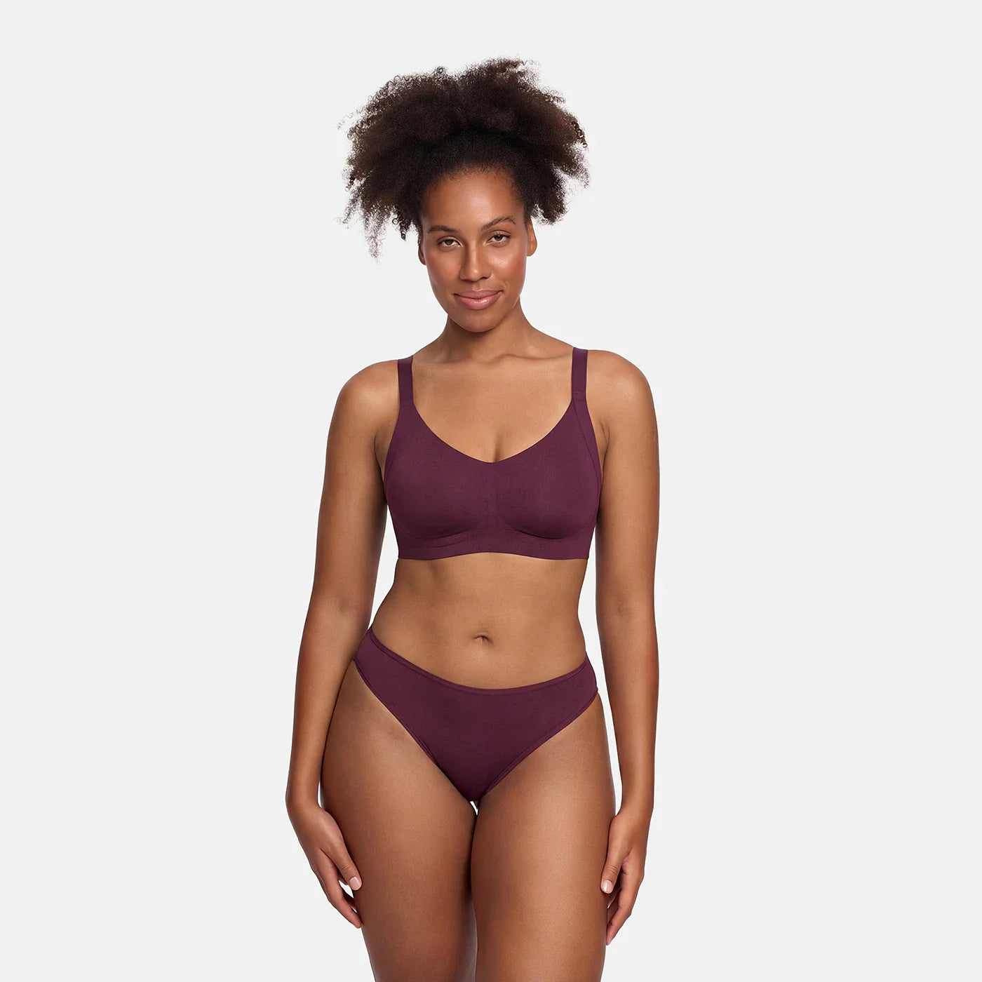 Naadloze compacte push-up bh