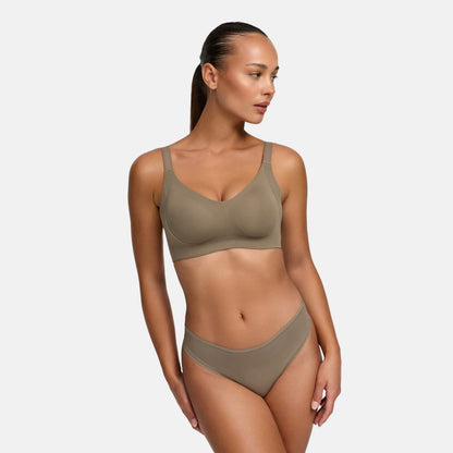 Naadloze compacte push-up bh