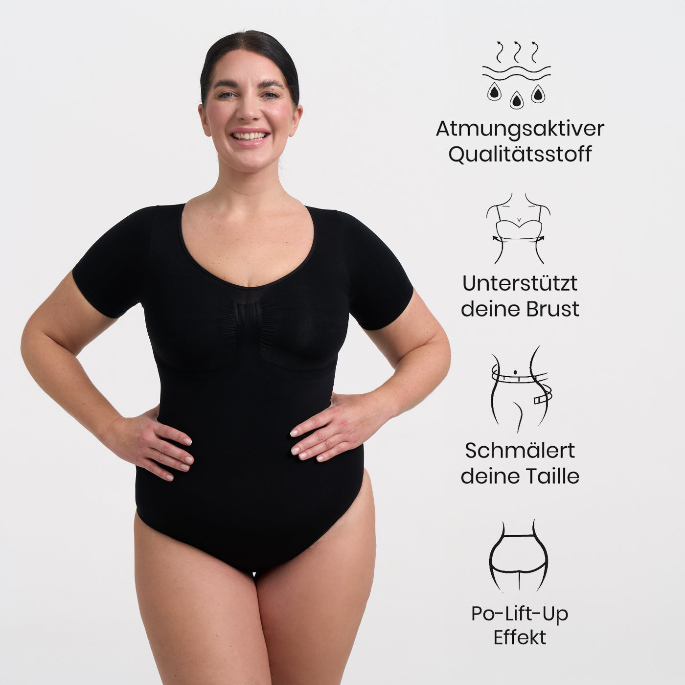 <div>Das Model ist 1,77m groß</div><span></span><div>und trägt Größe XL</div>