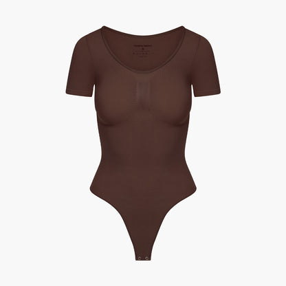 Bodysuit Sculpting Shapewear T-Shirt mit String