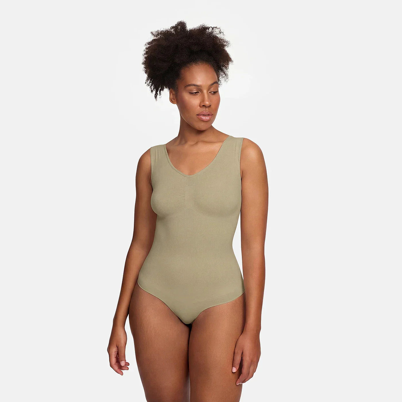 Tank Bodysuit Sculpting Shapewear mit String