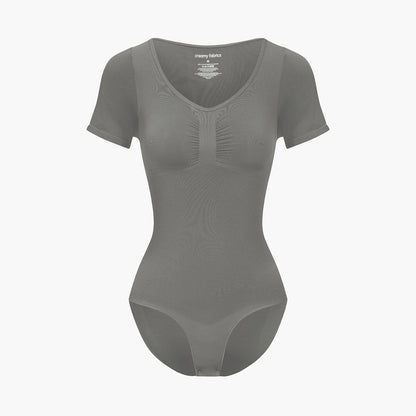 T-Shirt Bodysuit Sculpting Shapewear mit Slip