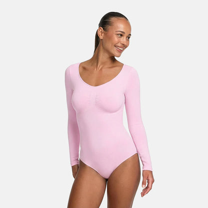 Bodysuit Sculpting Shapewear Longsleeve mit Slip