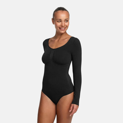 Bodysuit Sculpting Shapewear Longsleeve mit Slip