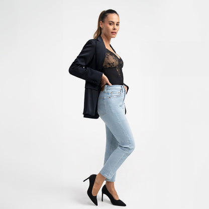 Sculpting Lace Shapewear Bodysuit mit Slip