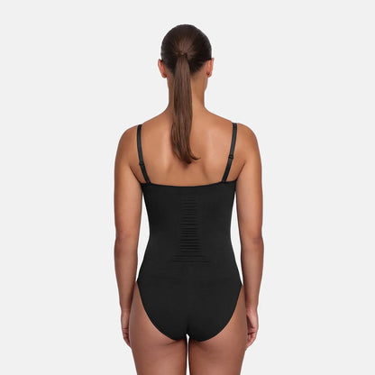 Trägerloser Bodysuit Sculpting Shapewear mit Slip