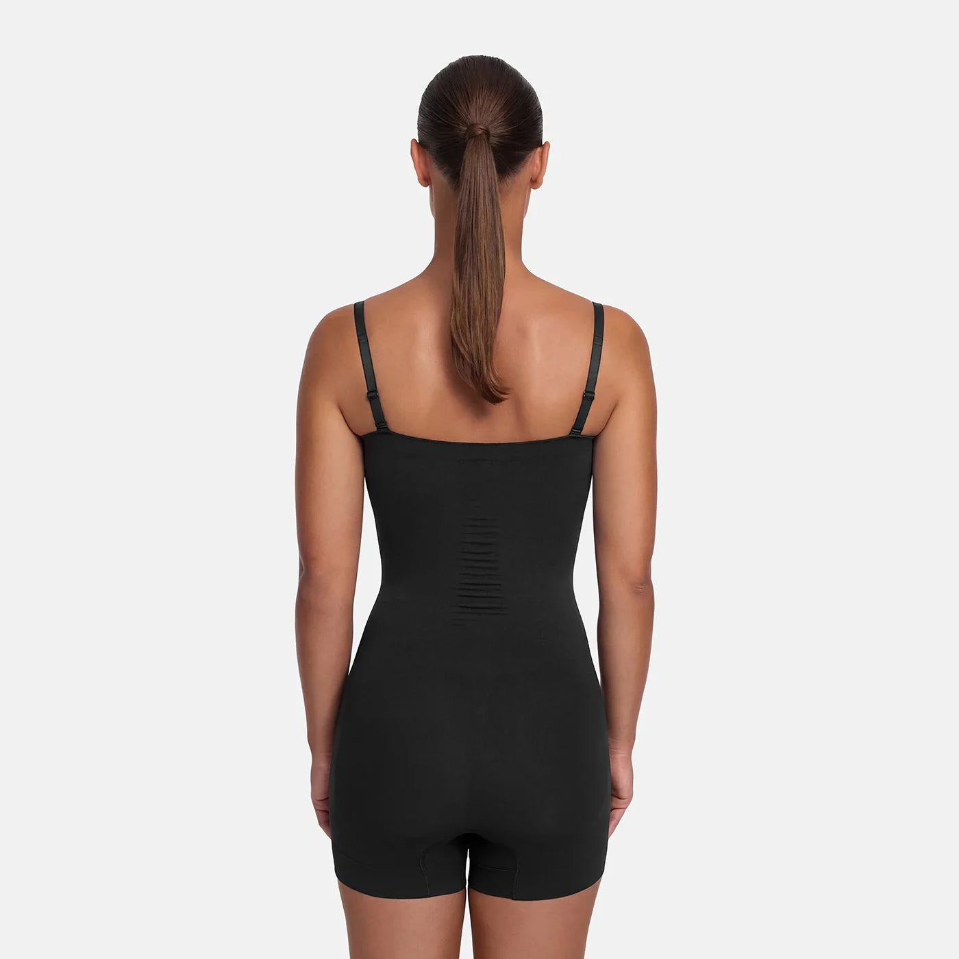 Trägerloser Bodysuit Sculpting Shapewear mit Shorts