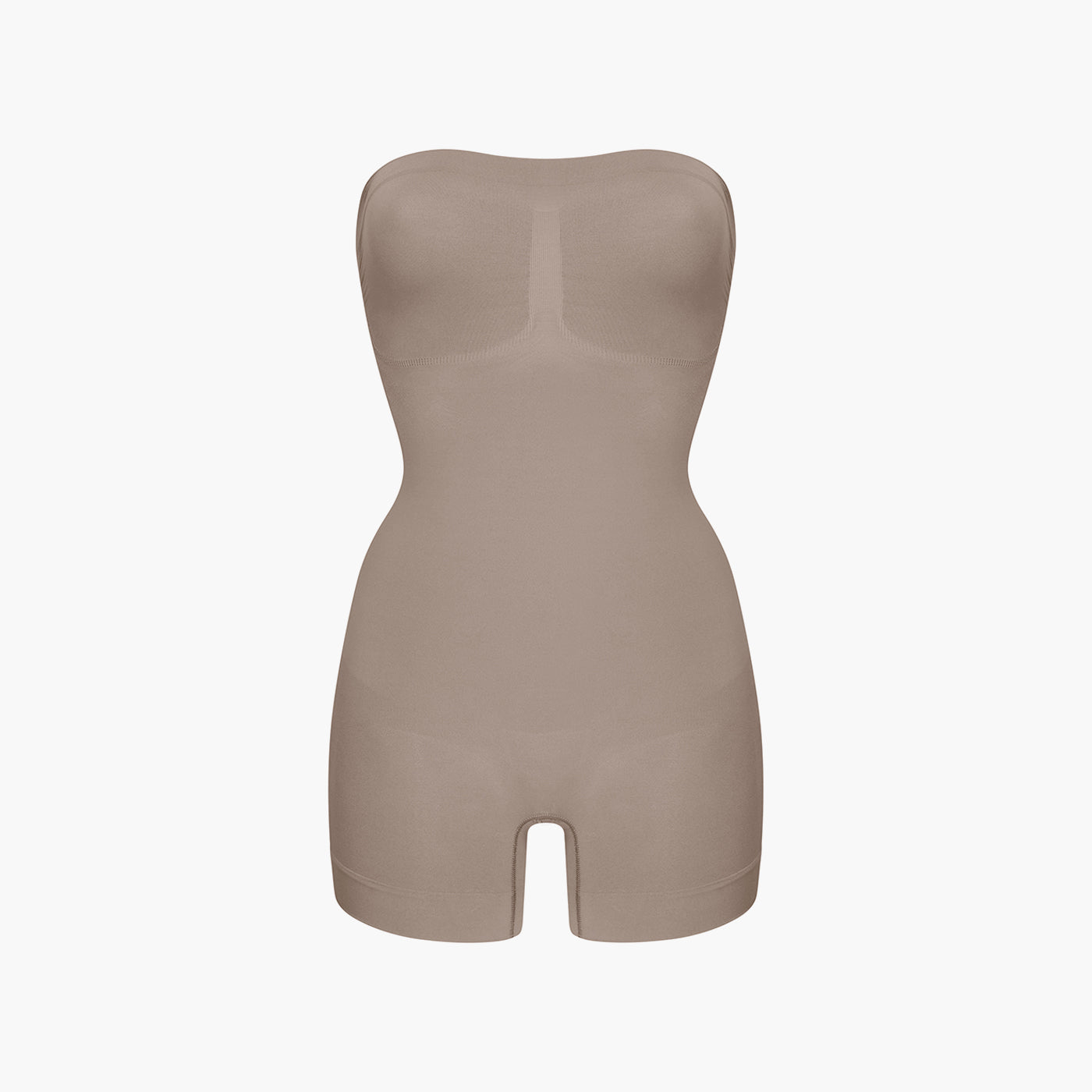 Trägerloser Bodysuit Sculpting Shapewear mit Shorts