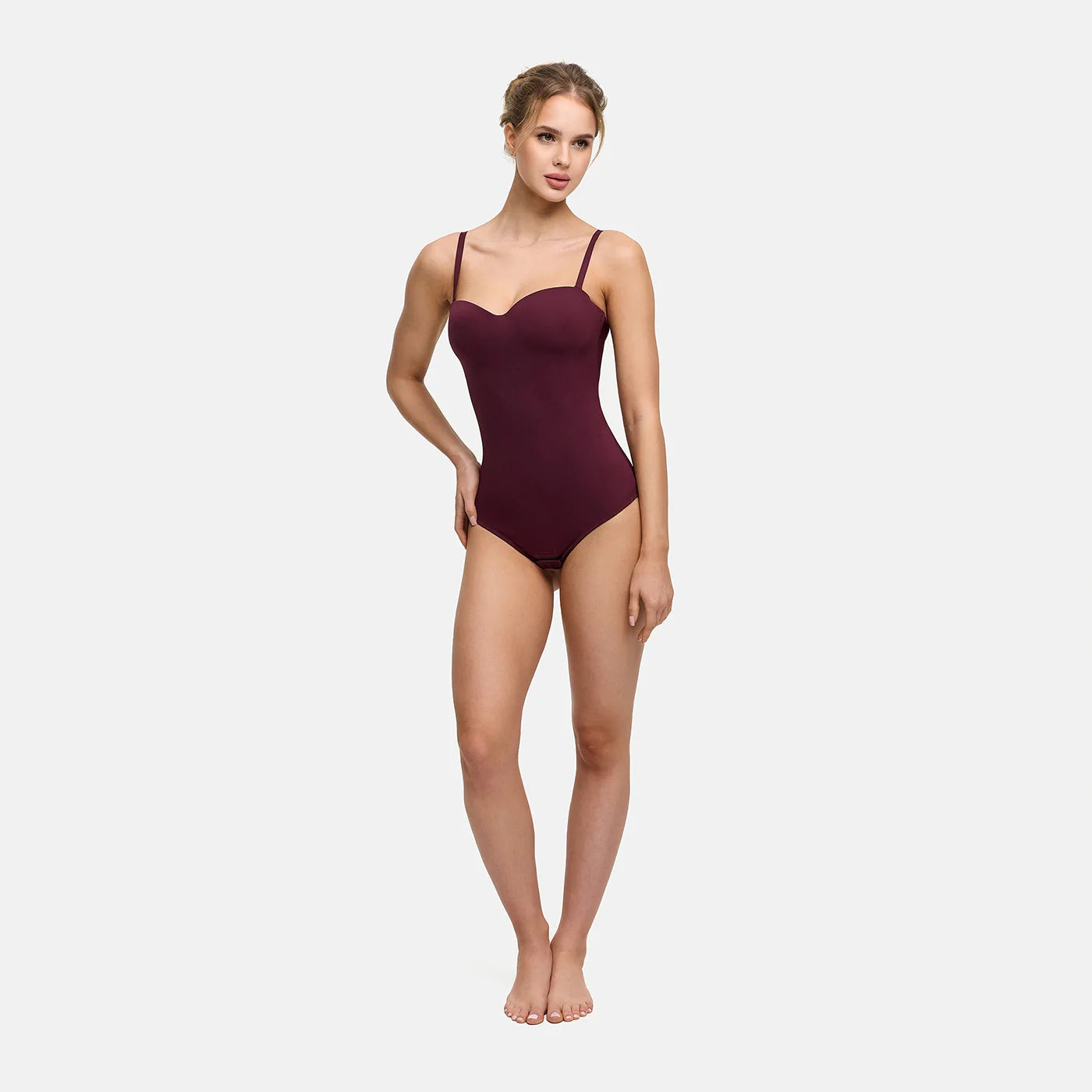 Push-Up integrierter Bodysuit mit String