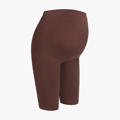 Seamless Umstandsshorts mit hohem Bund
