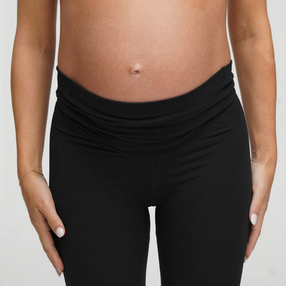 Seamless Umstandsleggings mit hohem Bund