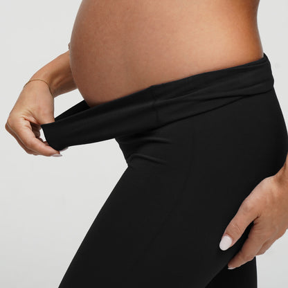 Seamless Umstandsleggings mit hohem Bund